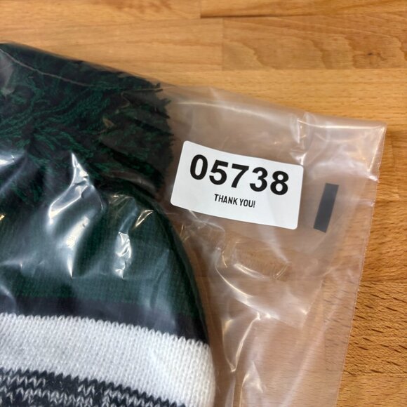 New York Jets Hat Cap Mens Beanie Gray Green Knit Winter Hat - Picture 7 of 7